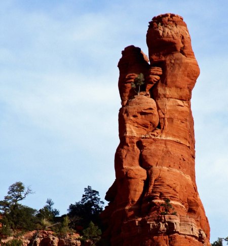 Sedona red rock column