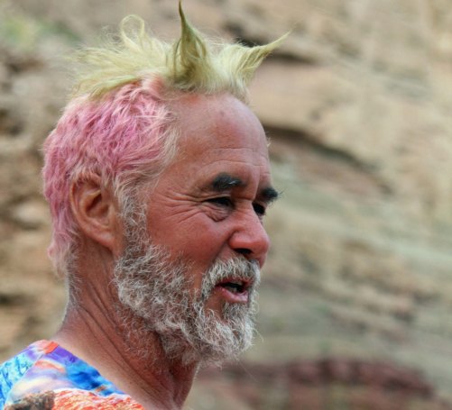 Tom Lovering with horns