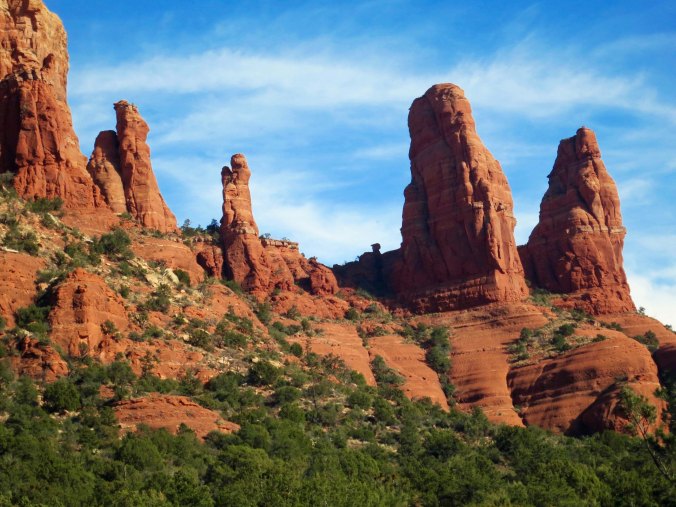 Twin rocks in Sedona