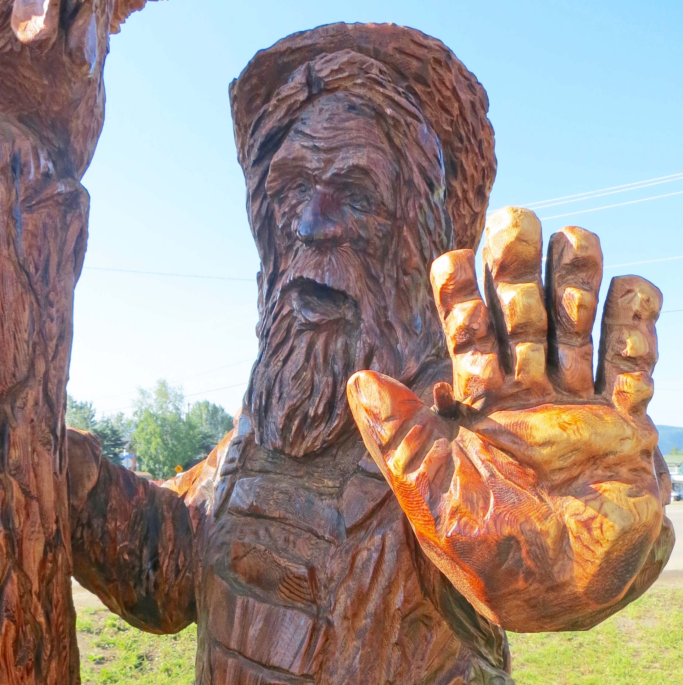Carving at Chetwynd, BC
