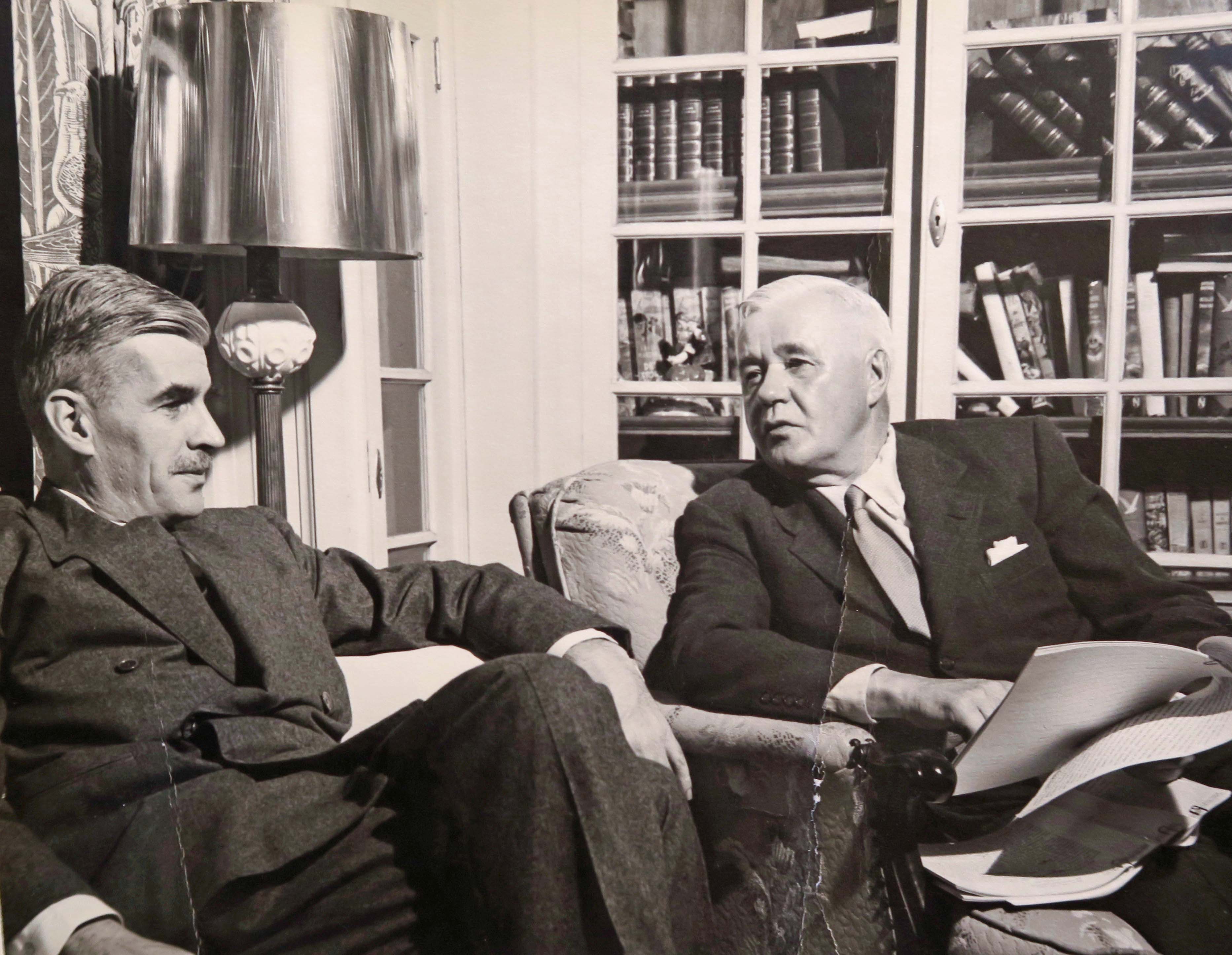 Edison Marshall and his Agent Paul Reynolds