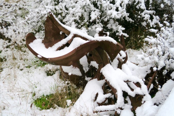 Old Essex car wreck in Rogue River National Forest