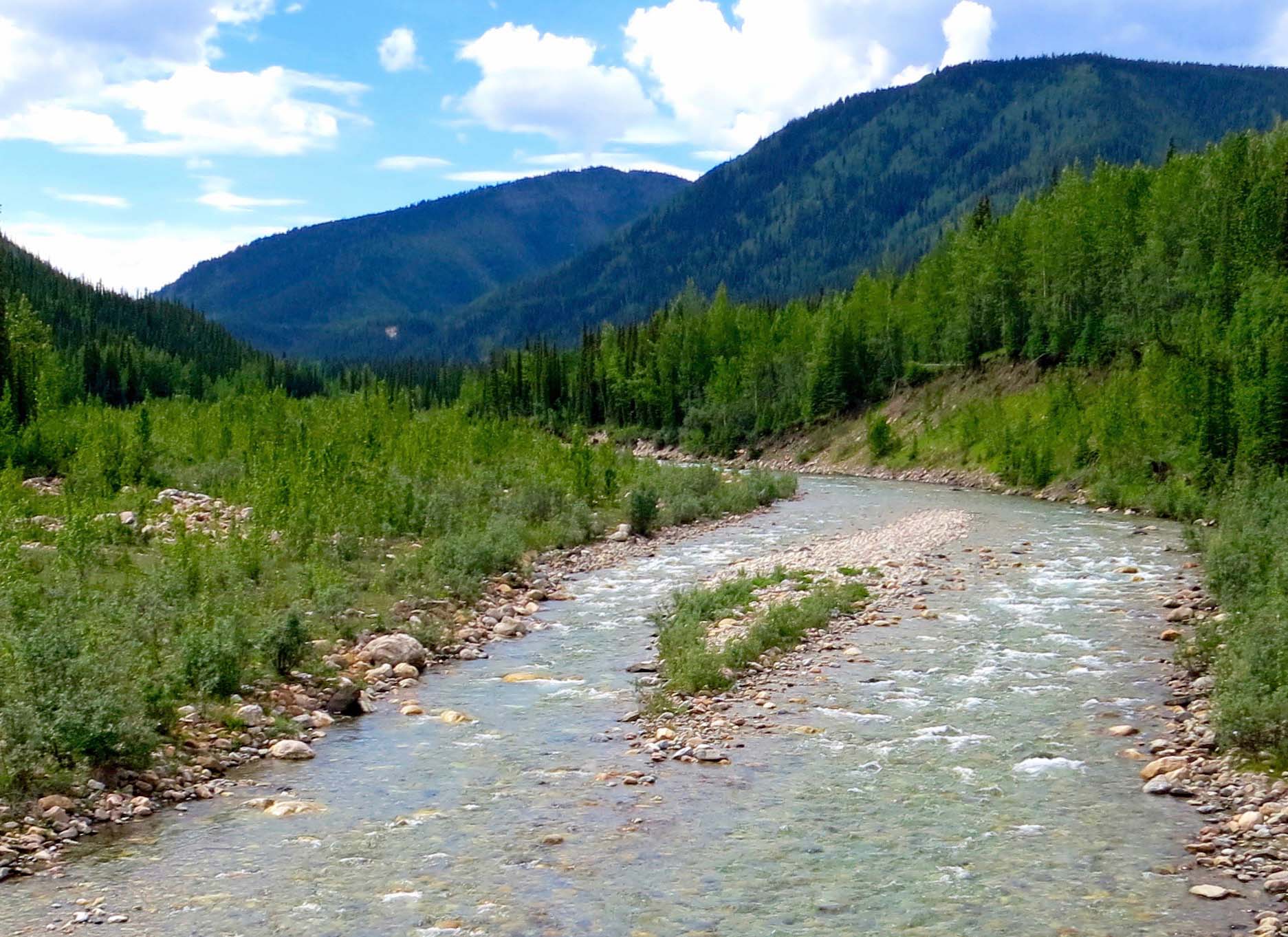 River along Alaska Highway