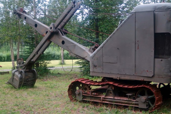 Steam shovel used to build the Alaska Highway