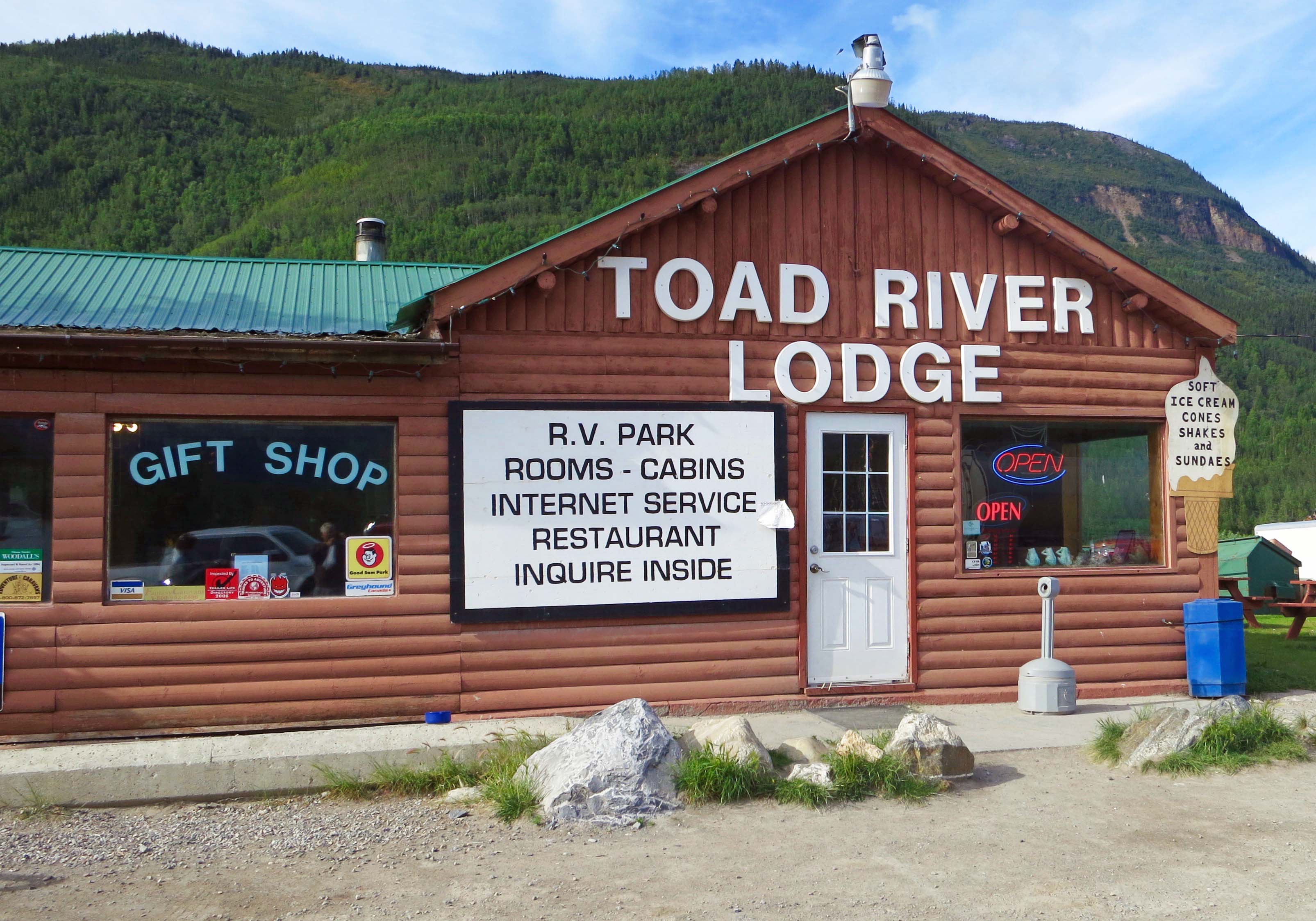 Toad River Lodge on Alaska Highway