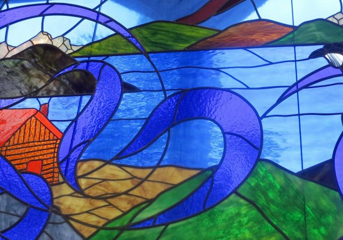 Stained glass, Whitehorse, YT