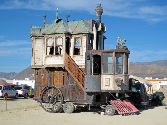 Never Was Haul mutant vehicle at Burning Man.