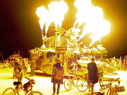 Rabid Transit shoots out fire.