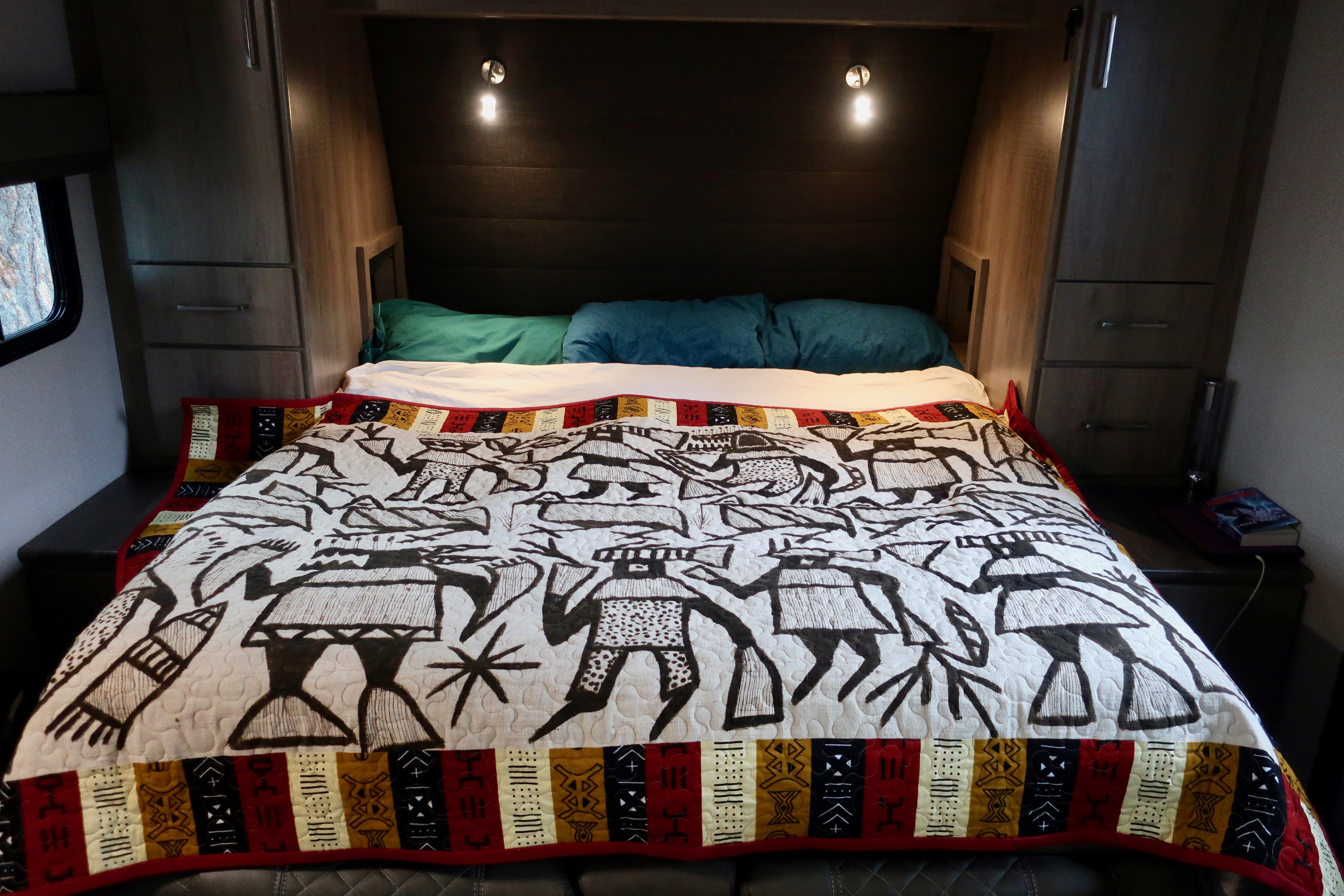 African quilt by Peggy Mekemson.