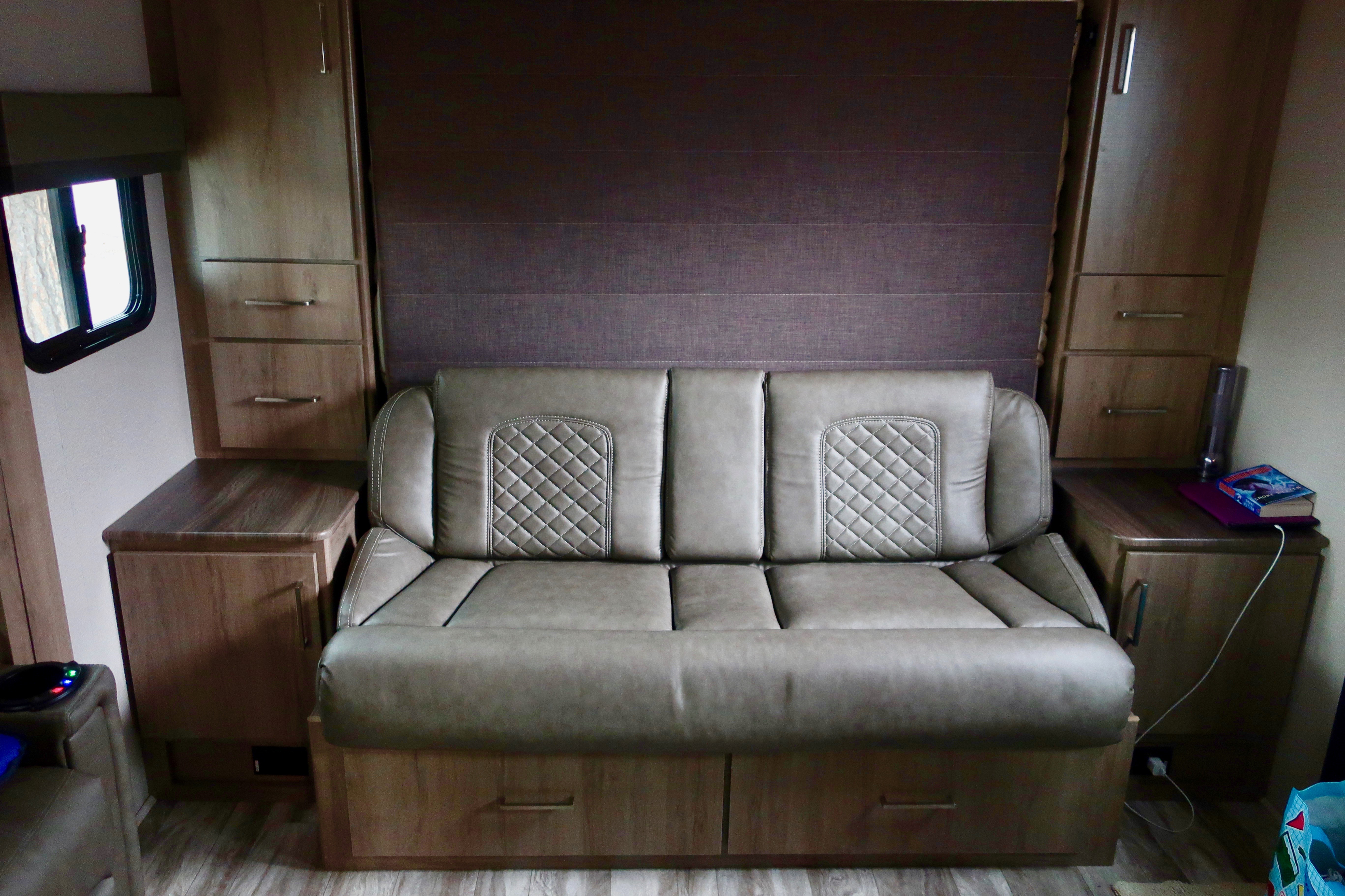 Murphy bed couch in an Imagine 17MKE.