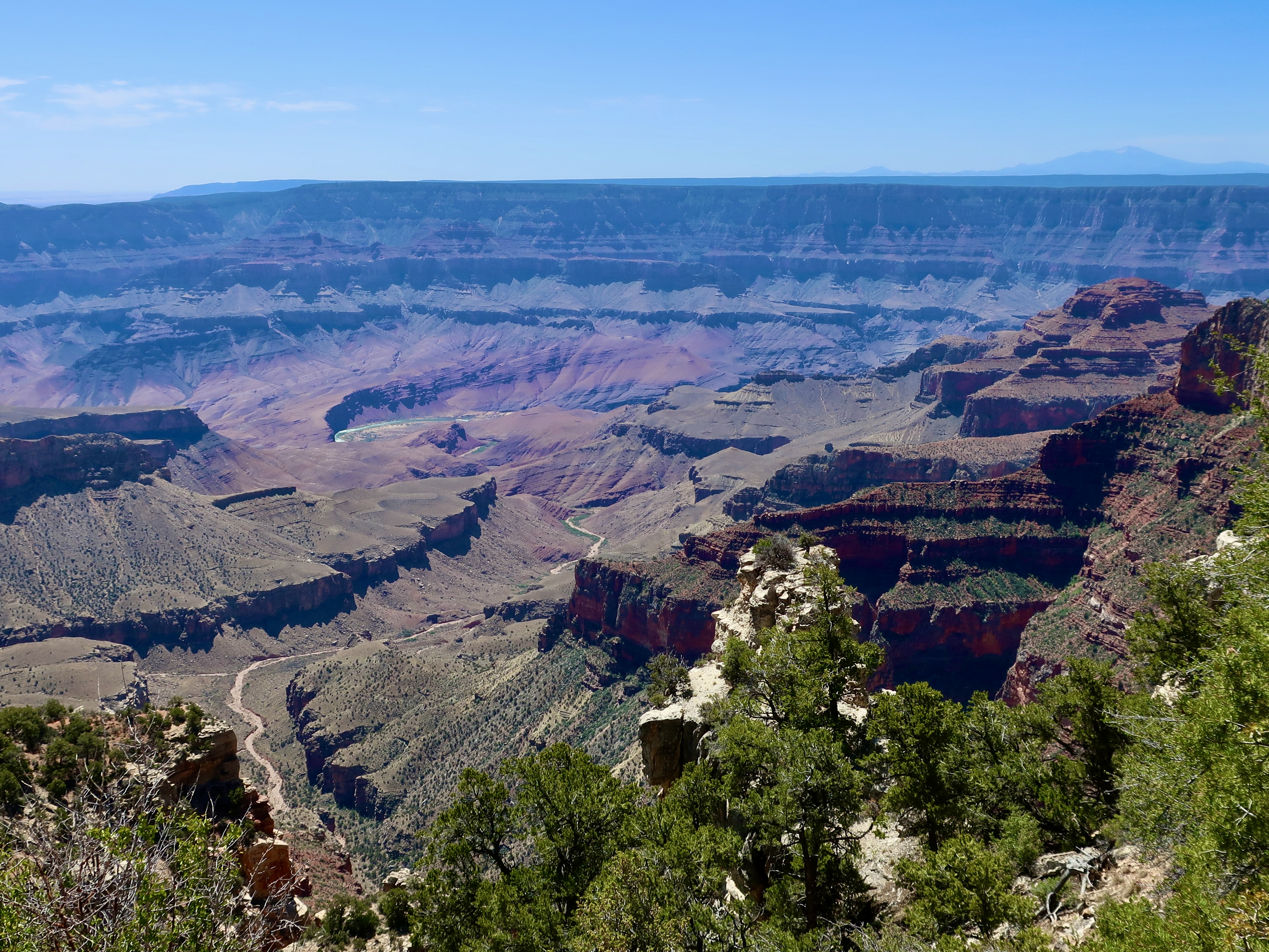 Photo of Walhalla Overlook on the Grand Canyon by Curt and Peggy Mekemson.