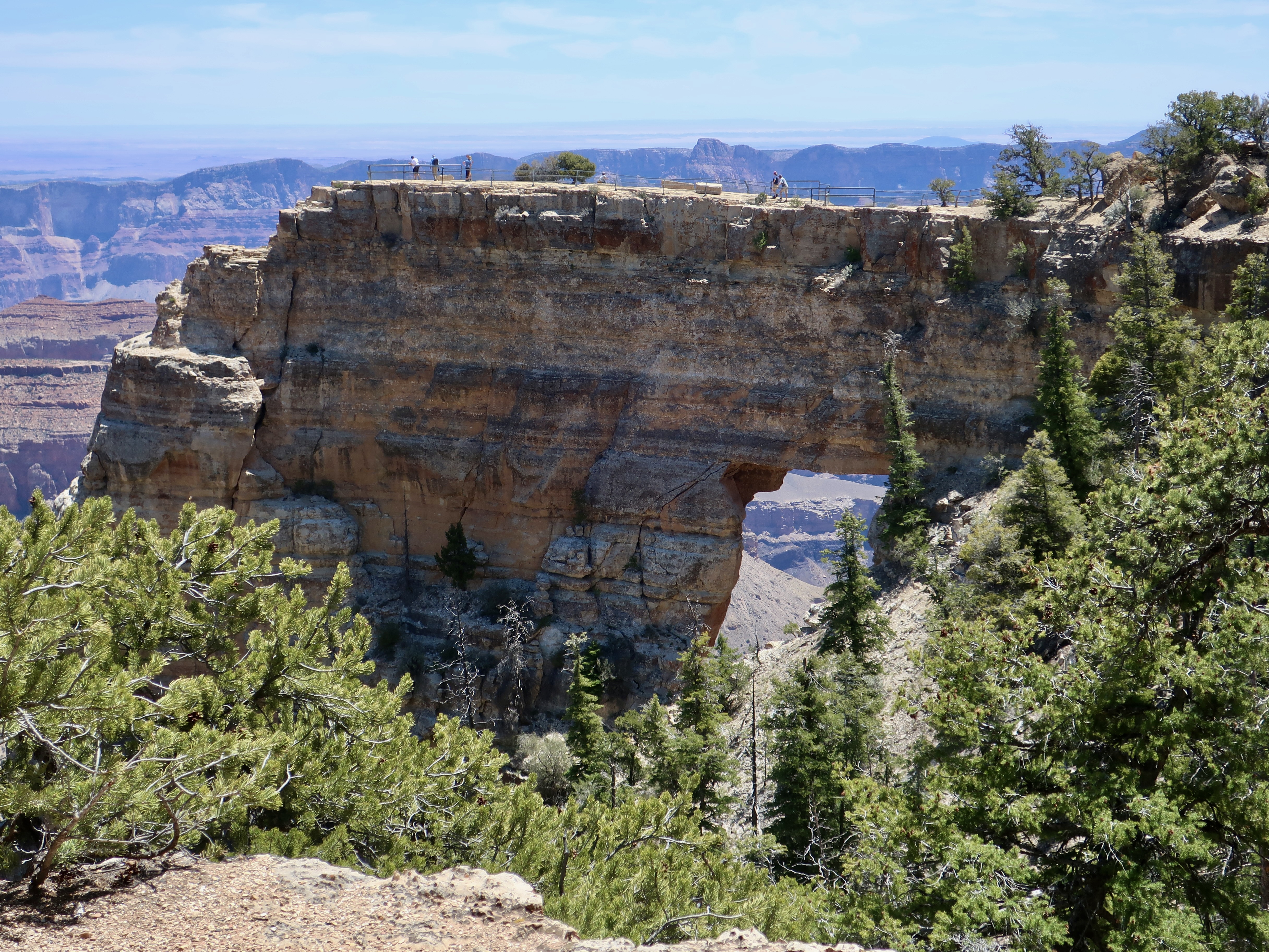 Photo of Angel's Window at the Grand Canyon taken by Curt and Peggy Mekemson.